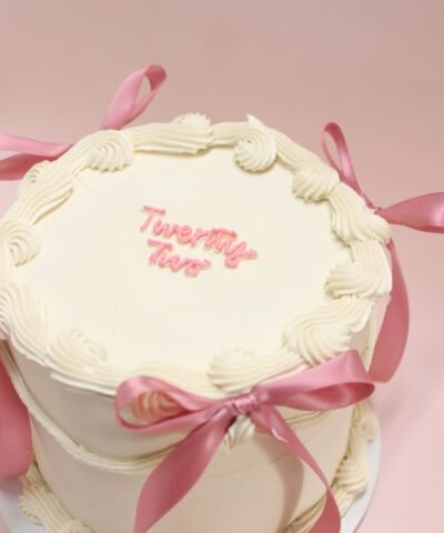 Swirly Ribbon Retro - Round shape