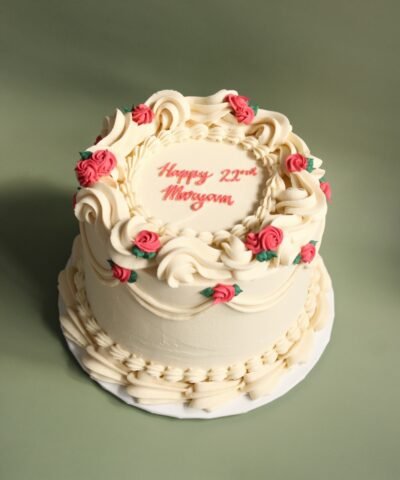 Fleur Retro - Round shape